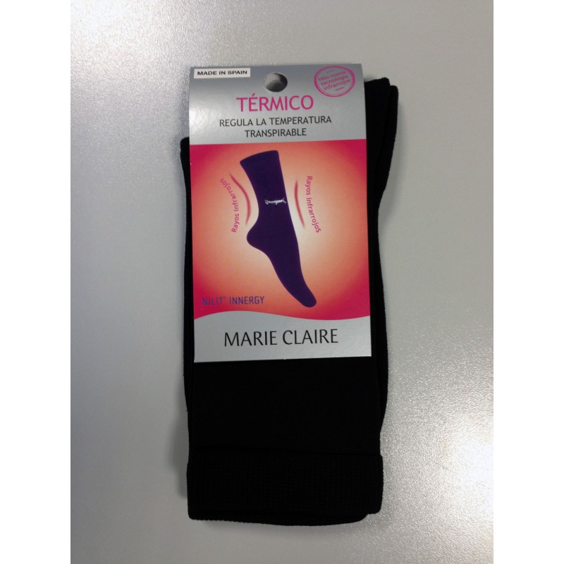 Calcetines Térmicos Mujer MARIE CLAIRE 9071 Puño Ancho - Bigarte
