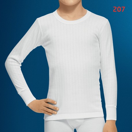 ABANDERADO 207 ✅ Camiseta térmica de niño manga larga algodon invierno